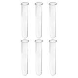 Ipetboom Vases Tubulaires en Verre pour Fleurs et Plantes, 6 Pièces, Tubes à Eau Transpa...