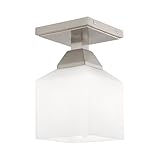 Livex Lighting 1 Lt Brushed Nickel Ceiling Mount
