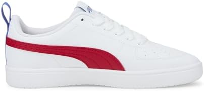Puma Rickie Youth Trainers Unisex Çocuk Spor Ayakkabı, Puma White-High Risk Red-Dazzling Blue, 39 - Görsel 2