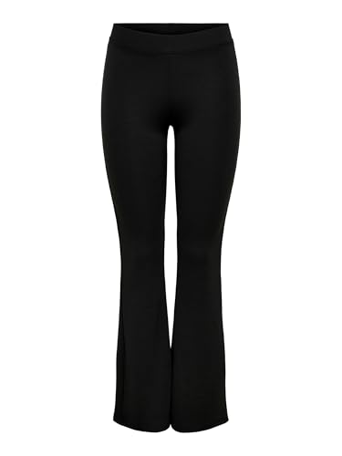 Pantalon jambe large confortable pour silhouette élancée taille XL regular fit noir