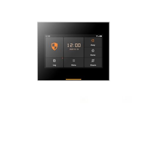 Système d'alarme pour la sécurité de la maison, Système d'alarme de sécurité domestique sans fil 4G 433MHz Smart Alarme antivol avec sirène solaire Tuya Pour la sécurité de la maison et la sécurité de