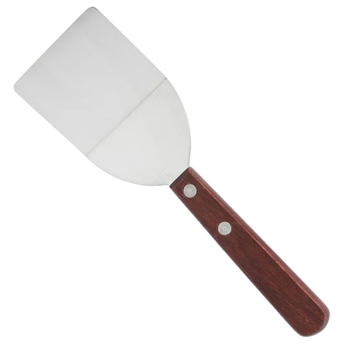 Image of Winco Blade Flexible Turner, 3.25-Inch by 2.25-Inch, Medium, Stainless Steel, Brown