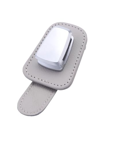 Clip de rangement universel pour lunettes de voiture support pare-soleil gris