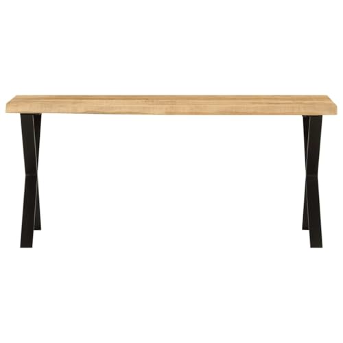 Banco de comedor industrial de 105 cm robusto para cocina y pasillo 2
