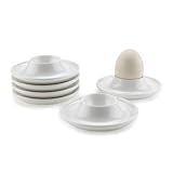 4PCS Plastic Egg Cups,Boiled Egg cups set, Topper Cutter for Serving, Breakfast, Brunch - Kitchen Table Decor