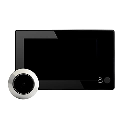 Videocitofono Wifi, Spioncino for porta HD da 4,3 pollici 145 gradi grandangolare digitale intelligente campanello TFT monitor for telecamera di sicurezza domestica for occhi a colori per la sicurezza