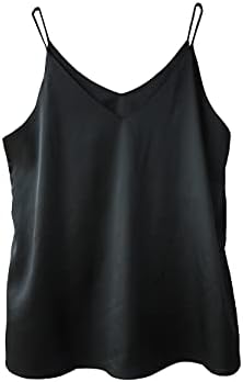 Wantschun Womens Silk Satin Camisole Cami Plain Strappy Vest Top ...