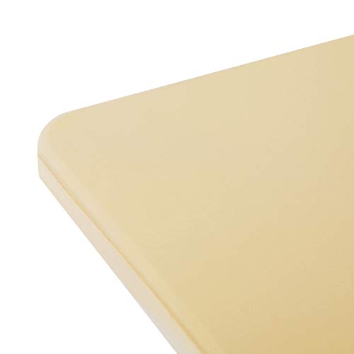 Image of Peomeise 6FT Spandex Table Cover Rectangular Stretch Spandex Tablecloth (Champagne,6FT)