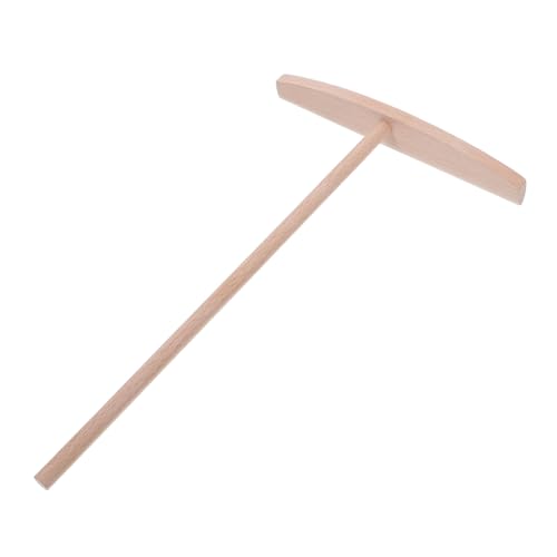 OHPHCALL Wooden Pancake Spreader for Pancake Holder T-shaped Crepe Maker Multi-function Cooking Tool