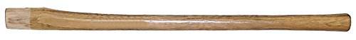Link Handles 64730 Mango de hacha recta de una sola broca para ejes de 3 a 5 libras, 36 pulgadas de longitud, acabado de cera, grado económico de