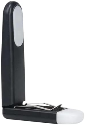 USB Rechargeable Book Reading Light Lamp, Portable Clip-on LED Reading Light, 3 Amber Colors & 3 Brightness Dimmable, Perfect for Book Lovers, Kids (New Black)