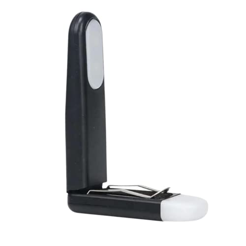 USB Rechargeable Book Reading Light Lamp, Portable Clip-on LED Reading Light, 3 Amber Colors & 3 Brightness Dimmable, Perfect for Book Lovers, Kids (New Black)