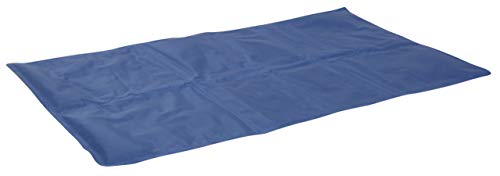 Kerbl Pet Kühlmatte Cool-Relax für Hunde (Farbe blau, LxB 50x40 cm, mit Kühlgel, funktioniert ohne Strom, selbstkühlend, robust, für drinnen, draußen und unterwegs, Kühlkissen, Tierzubehör) 80841