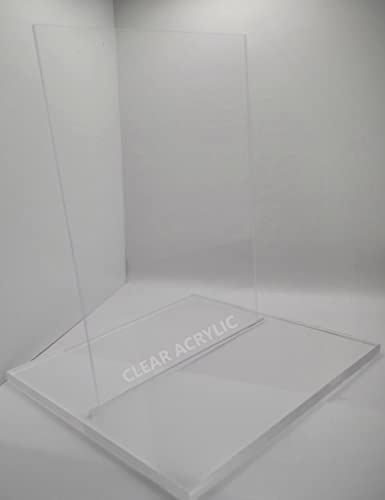 Lámina acrílica transparente 12x36 pulg 1/8 pulg miniatura 2