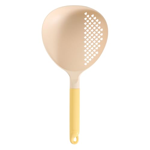 Cucharas Grandes de Cocina,Grande con Agujeros Mango Silicona,Cuchara de Cocina Colador Alimenticio - para Hogar Restaurante Residencia Filtrado Fideos Pasta Empanadas Fruta Verdura Sopa