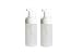 Empty Foam Pump Dispenser Bottles (2 clear plastic bottles) for liquids, soaps and cleaners 4.2fl oz