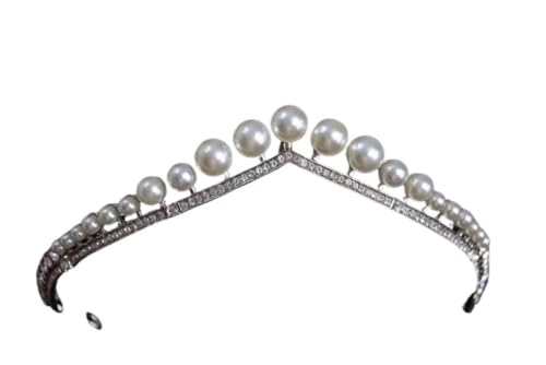 Tiaras de perlas de alta calidad y adornos de boda para el cabello 5