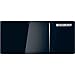 Geberit 115.084. SJ. 1?Remote Control Pneumatic Button 70, Docked, Dual Flush, for Cisterns empotradas Omega, Black Glass