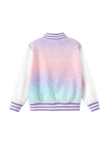 Image of Disney Girl & Boy Varsity Bomber Jacket Fall Sweatshirt Toddler to Big Kid | Officially Licensed Jacket with Mickey, Minnie, Spider-Man, Gwen, Toy Story, Cars, Frozen, Princess, Stitch, Zootopia Designs