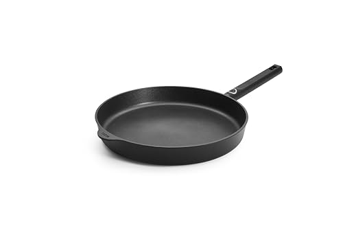 Woll ECO LOGIC FRY PAN 12.5 Made in Germany. Made from Cast Aluminum + Fixed Handle. PFAS-FREE Diamond QXR Non-Stick Coating