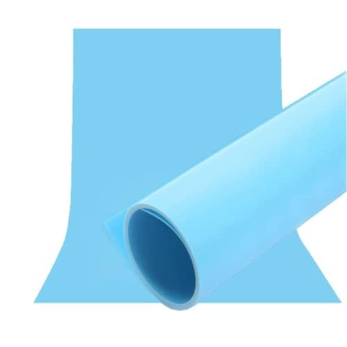 Image of SMILEDRIVE Professional Photography Backdrop PVC Sheets, 60x120 cm, Blue | Photoshoot Backdrop, Waterproof