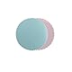 dekora – Runder Tortenboden aus Karton mit gewelltem Rand – Perfekt für Torten, Cupcakes und Desserts auf Partys und Veranstaltungen – 2 Farben: Blau und Rosa – Durchmesser 25 cm
