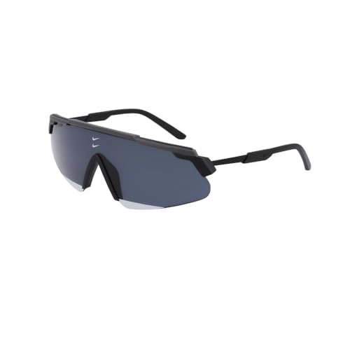 Nike MARQUEE FN0301 021 Dark Grey/Dark Grey Sunglasses Unisex Iniettato, Shield, 66