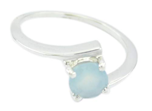 Anneau bleu authentique argent sterling RIYO bague quotidien