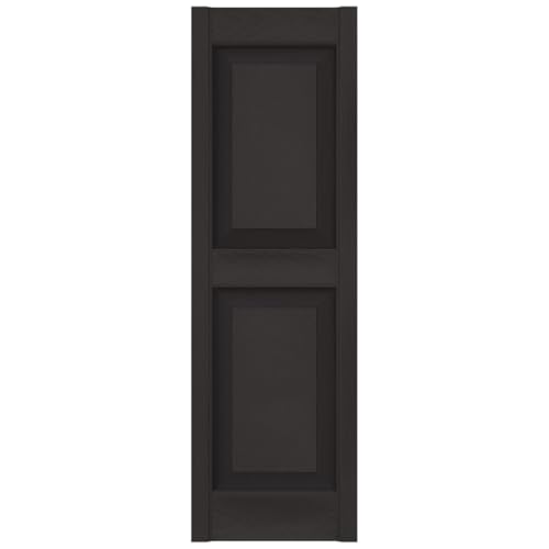 image for Ekena Millwork Lifetime Vinyl LP2S14X06700MS Standard Two Equal Panel 
