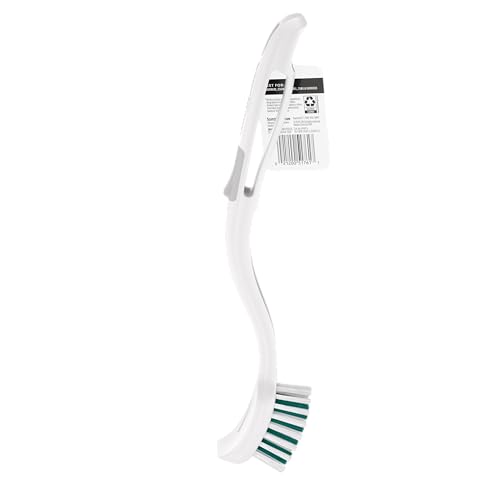 Scotch-Brite Pot + Pan Brush, Durable and Long Lasting Dish Brush with Handle for Scrubbing Stainless Steel, Outdoor Furniture, and Sinks without Scratching, Antimicrobial, and Rinses Clean - Image 4