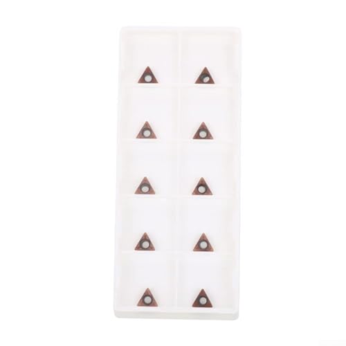 C Angle Carbide Turning Inserts 10 Pack for Mini Chamfering Machine Smooth Deburring Efficient Grinding Steel Cast Iron Non Ferrous