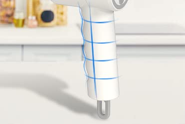 Adjustable Speeds Portable Rechargeable Mini Kitchen Electric 3 In 1 Egg Hand Blender Mixer With Bowl, White #TOP5