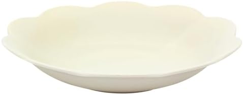 Mino Ware 6902-33 Curry Plate, Pasta Plate, Approx. 8.7 inches (22 cm), Microwave, Dishwasher Safe, Smoky Flowers, Yellow, Made in Japan image 4
