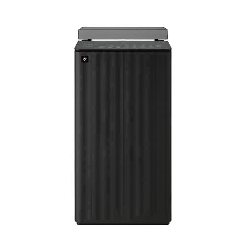 Image of SHARP dehumidifier with Air Purifier I Dual louver, Plasmacluster Tech, VOCs I Absorb Moisture I Clothe Dryer I shoes drying I HEPA+Deo+Pre-Filter I Coanda Air Flow I Area Covers 830 ft. (Black)