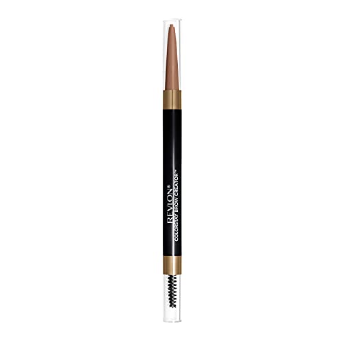 Revlon Colorstay Eyebrow Pencil Creator with Powder & Spoolie Brush to Fill, Define, Sculpt, Shape & Diffuse Perfect Brows, Soft Blonde (625) 0.23 oz