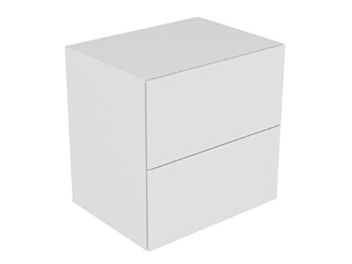 Keuco EDITION 11 Aparador 700 x 700 x 535 mm con iluminación interior LED Blanco brillo intenso