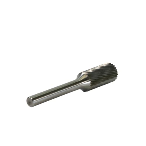 Fresa Cilíndrica de Carburo Sólido SA-43L2, Corte Simple, 1/8" miniatura 5