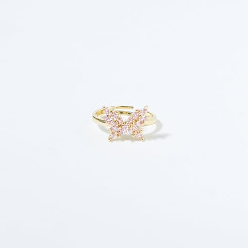Image of SALTY Anti Tarnish Finger Ring for Women | Adjustable Fancy Jewellery Design | Fashion Accessories for Girls | Minimal Jewelry | Gift for Diwali, Christmas, Marriage, Birthday