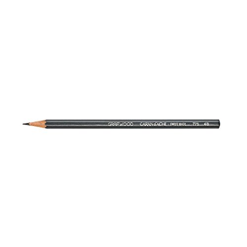 Lápiz Grafito Caran d'Ache Grafwood 4B miniatura 1
