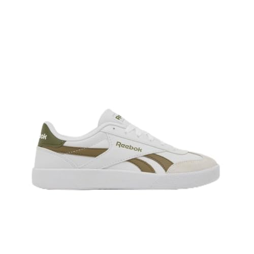 Reebok Scarpe da Ginnastica Unisex Smash Edge, Colore: Bianco/KhakIBROWN/DEEPOLIVE, 43 EU, Ftwrwhite Khakibrown Deepolive, 43 EU