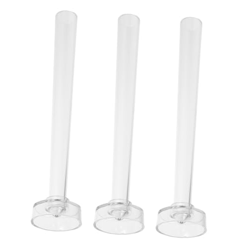 ARTIBETTER Beeswax Candle 3pcs Plastic Taper Easy to Clean Creative Shape Perfect for DIY Craft Wedding Decor