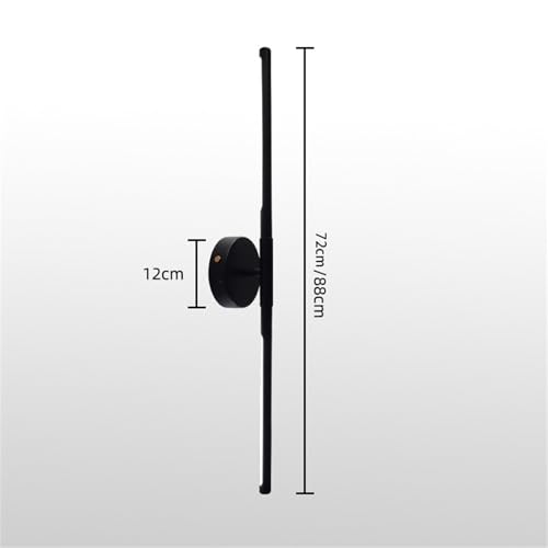 Aplique de pared interior regulable 350° con mando y USB de 72cm 6