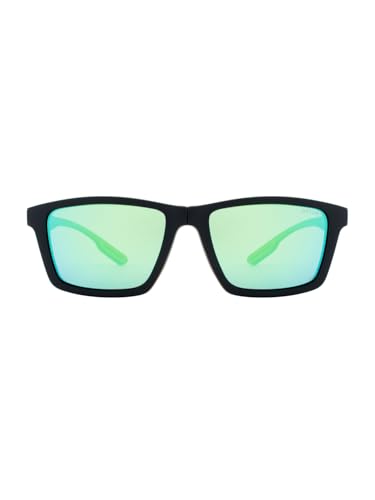Image of opium Rectangular Sunglasses | 3 in 1 Magnetic Clip On Eyewear | Polarized & UV Protection|Optical Frame with Dual Clip Lens