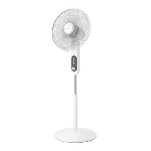 Philips Pedestal Fan Series 1000 - Powerful & Quiet, 38 dB, Height Adjustable, Tiltable & Rotating,...