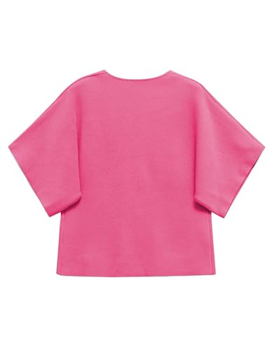 Image of Wanzetaly Womens Oversized Cardigans Short Sleeve Lightweight Button V Neck Casual Knit Sweater Outerwear