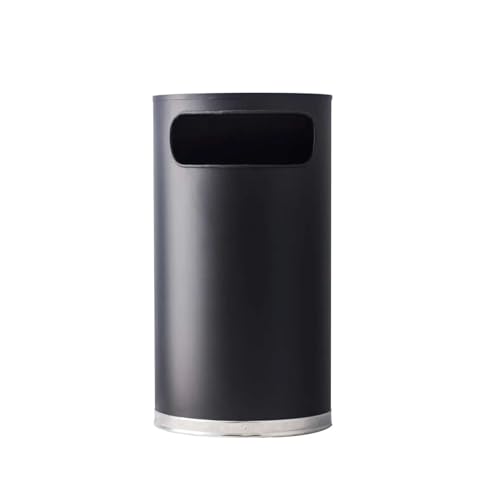 Caneca de Basura Semi Circular Negra 9 gal Witt Industries