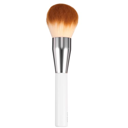 Image of RORPOIR Makeup Brush and Wooden Handle with Artificial Fiber Fluffy White for Blending Liquid Cream and Buffing for Foundation and Blush Cosmetic Tool for Ladies