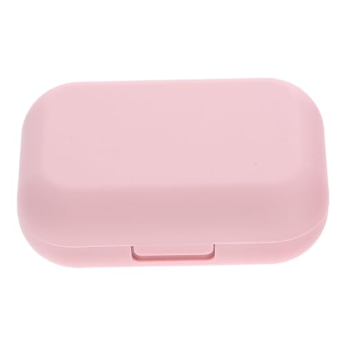 Healifty Organizador de Lentes de Contacto con Espejo y Herramientas, Estuche Compacto Ligero para Uso al Aire Libre y Viaje en Bolso o Bolsillo