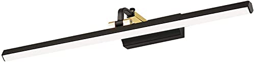 Applique murale rétro en métal noir de 40cm pour miroir de salle de bain et décoration raffinée
