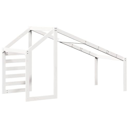Vidaxl Tetto Per Letto Bambini Bianco 188X97X113Cm Legno Massello Pino, Tetto Per Letto, Tettoia Per Letto Bambini, Baldacchino Per Letto Bambini - 6
